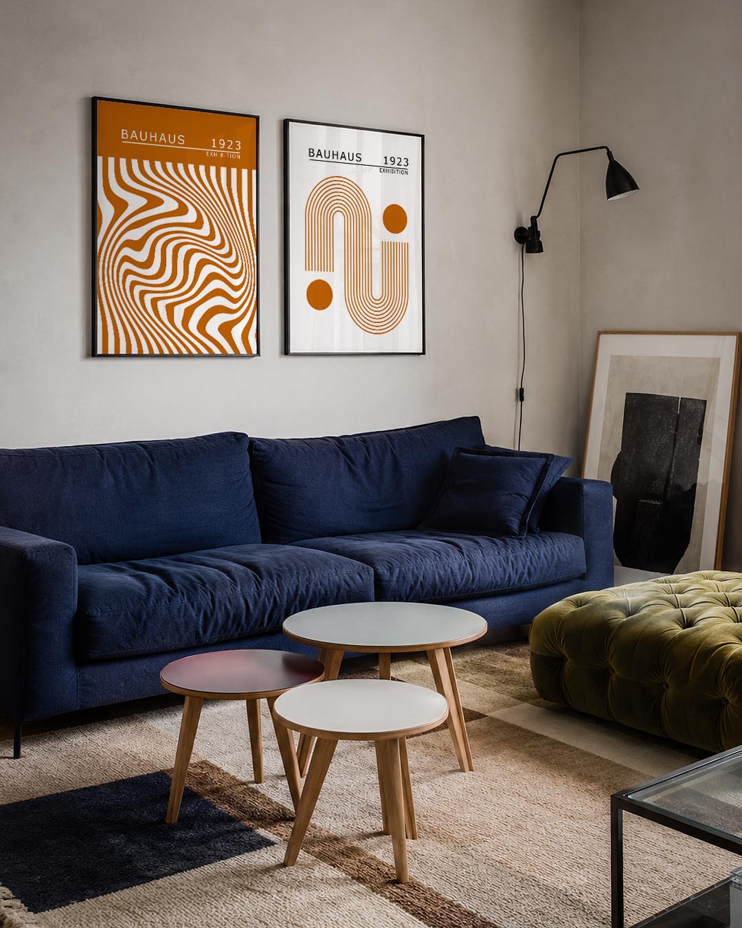 Golvende lijnen Posterset