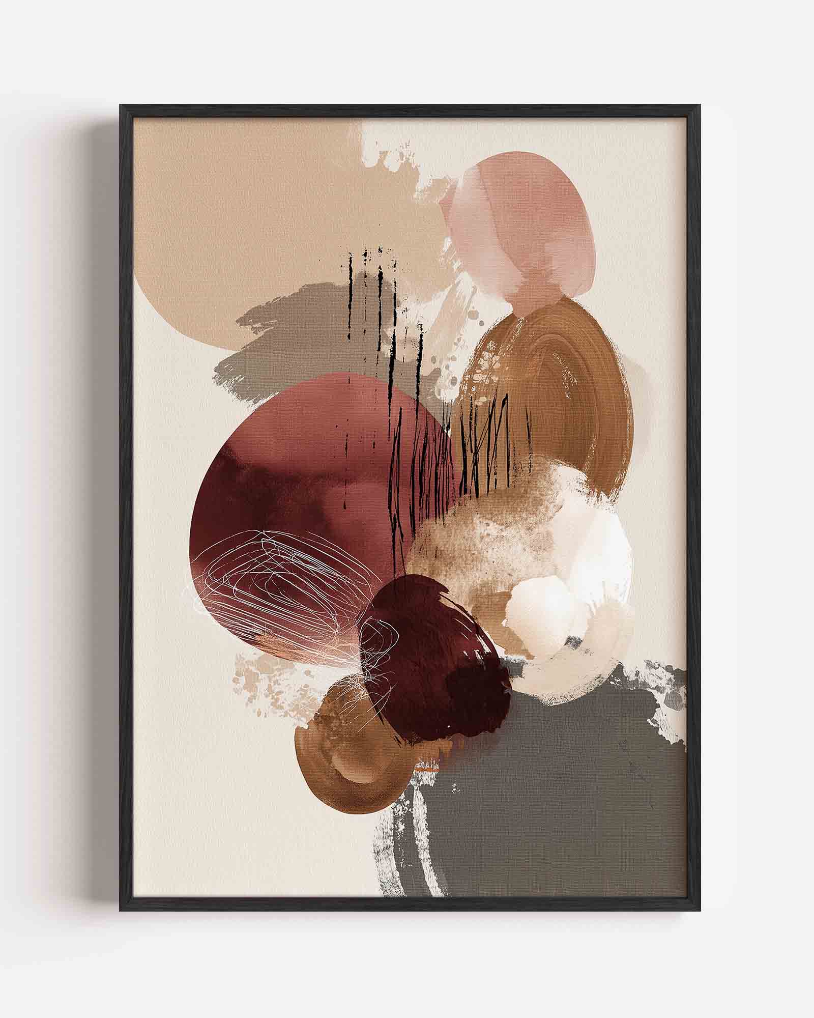 Abstracte vormen Poster