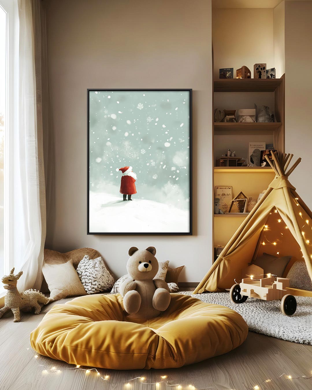 Winterse sfeer Kunstwerk