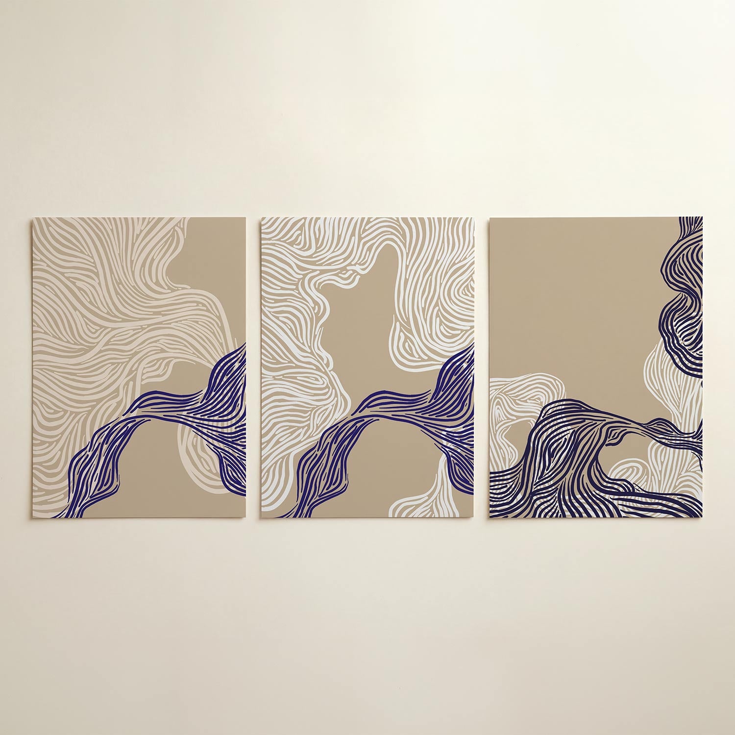 Lijnenspel en kleur Posterset