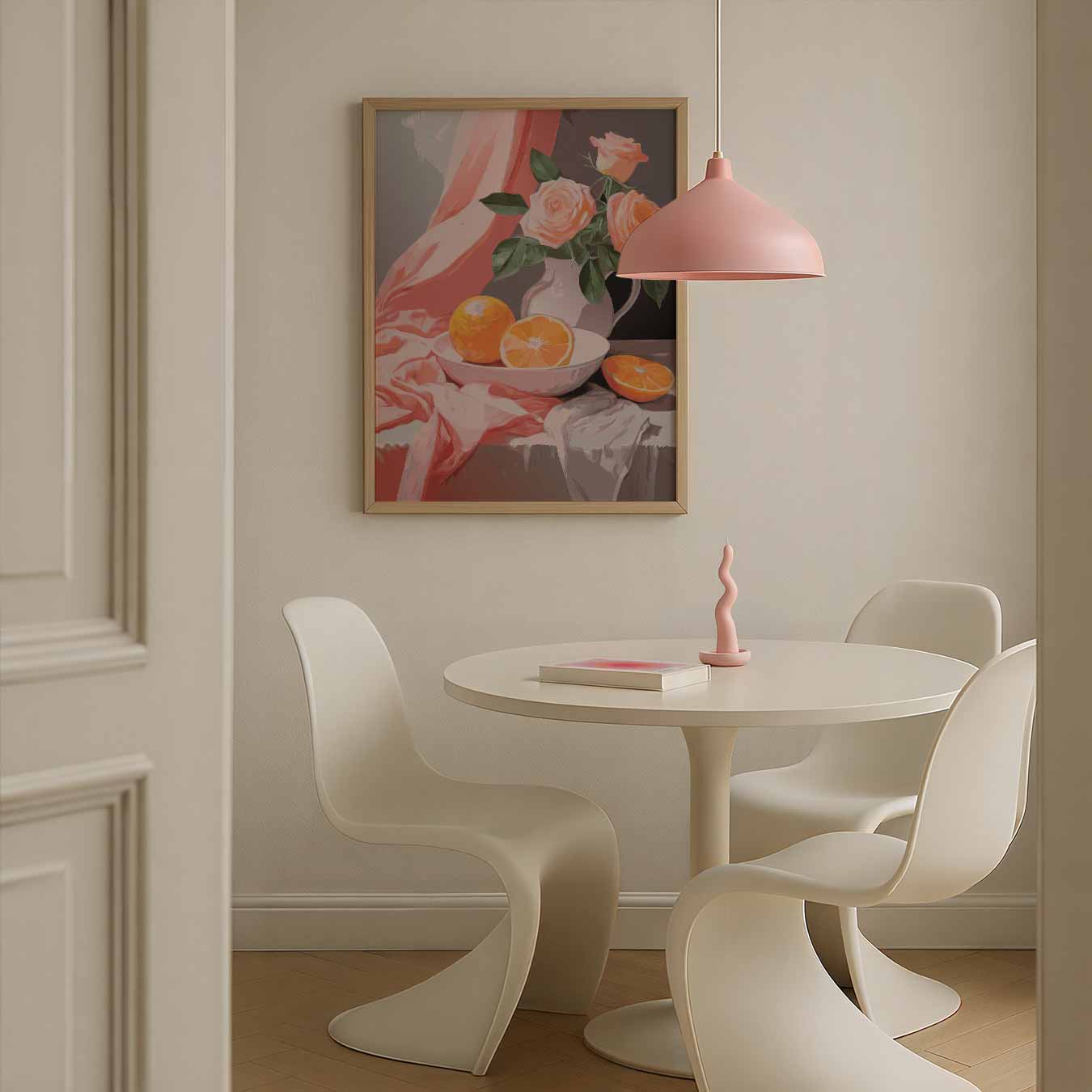 Romantische Rozen en Sinaasappels Poster-WallArtistic