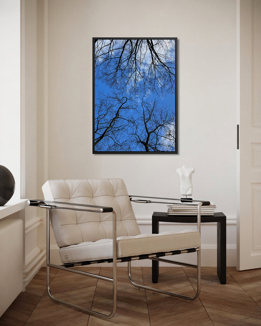 Boomtakken tegen lucht Kunstwerk