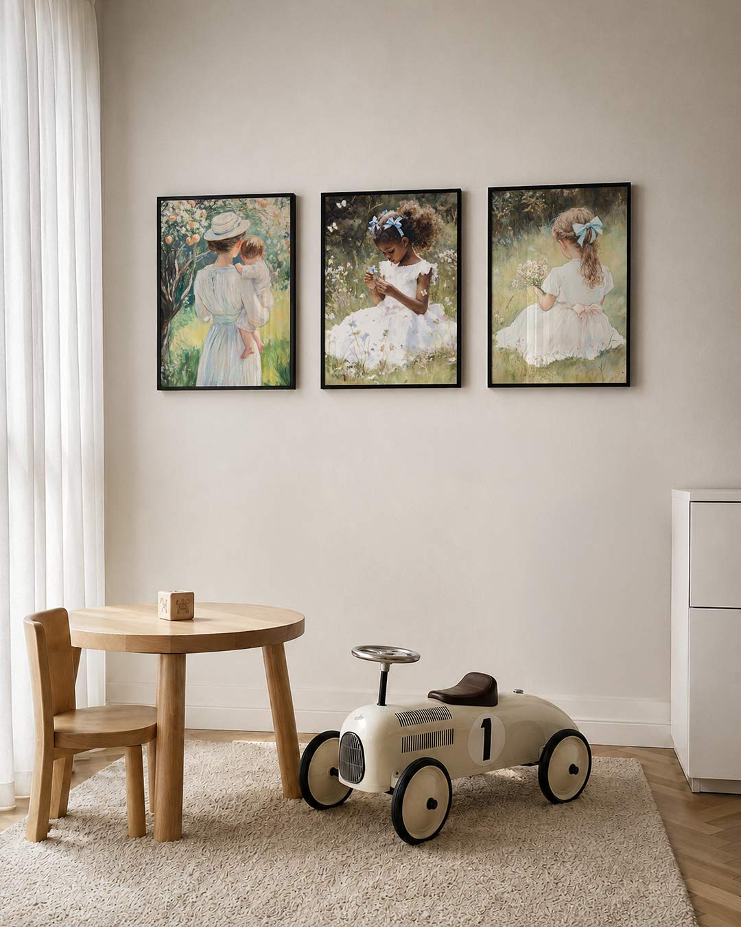Zachte pastel harmonie Posterset