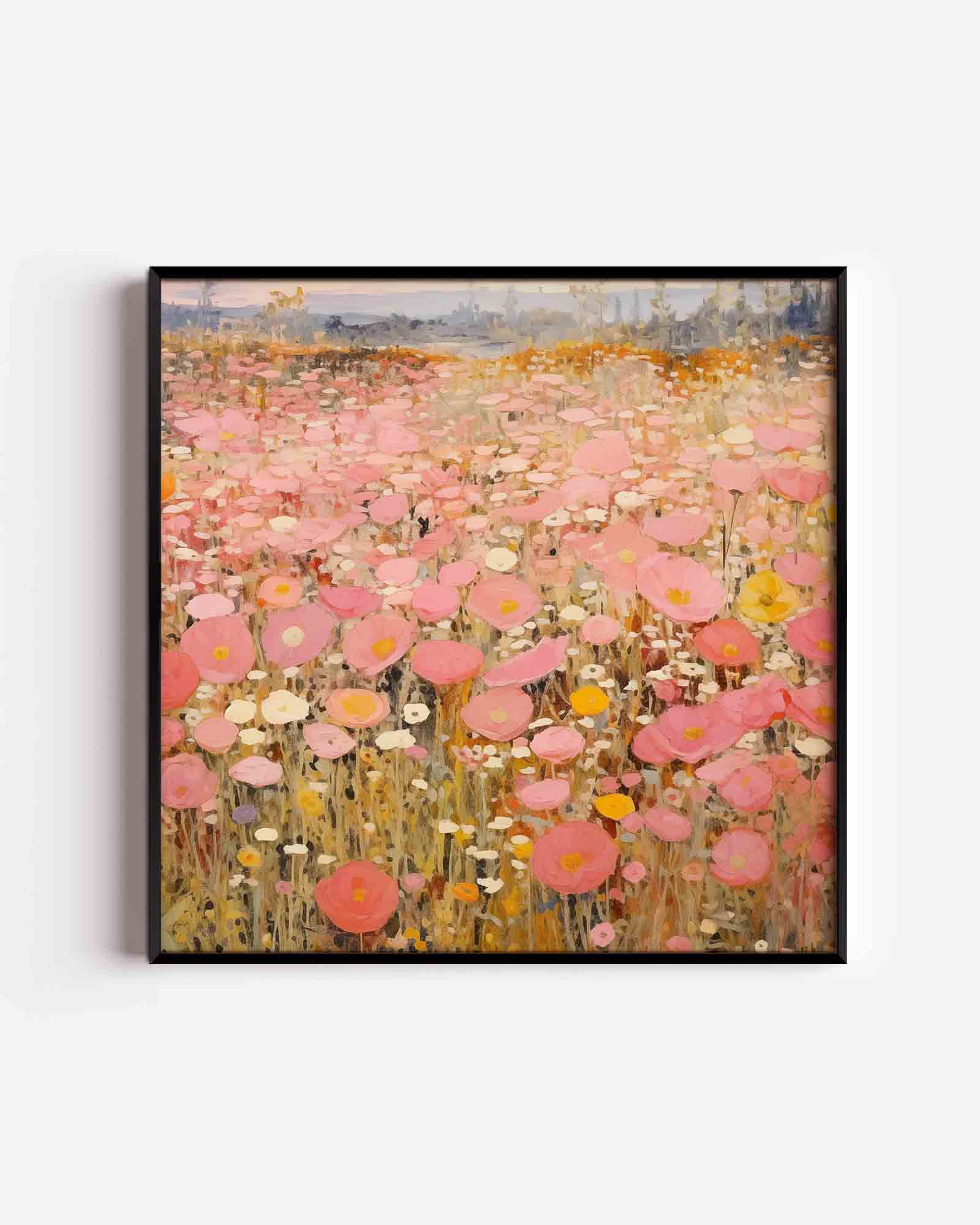 Bloemenveld Poster
