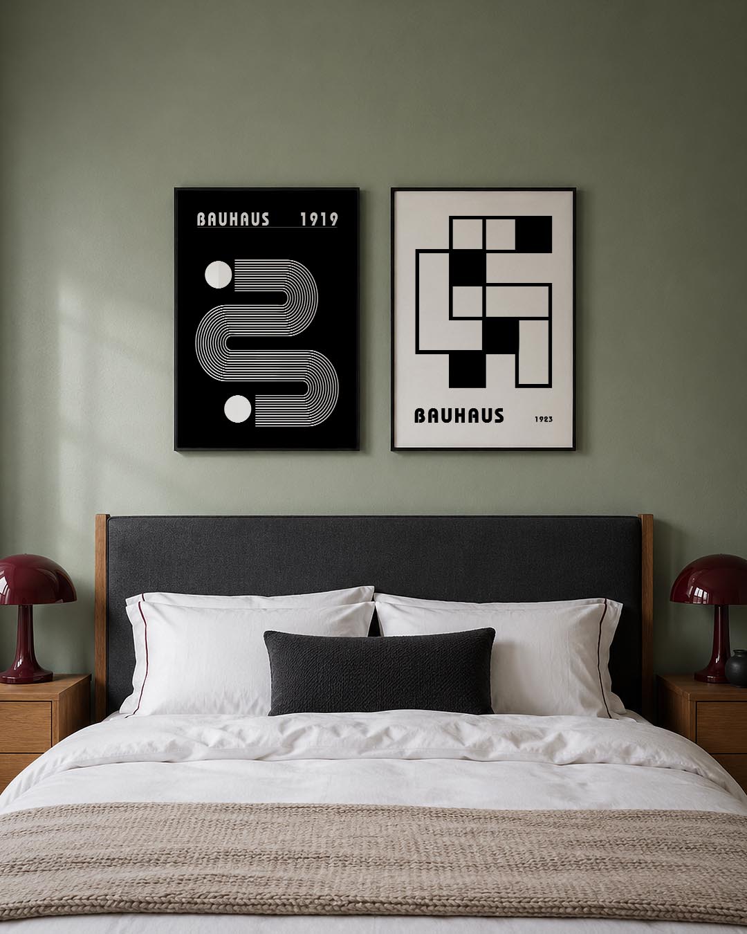 Lijnen en vlakkenspel Posterset