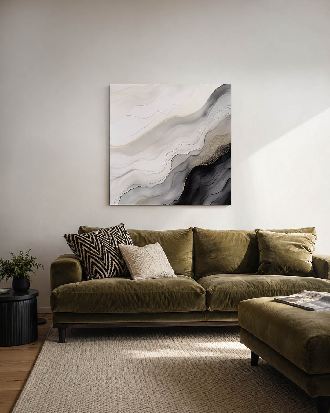 Golvende lijnen Kunstwerk