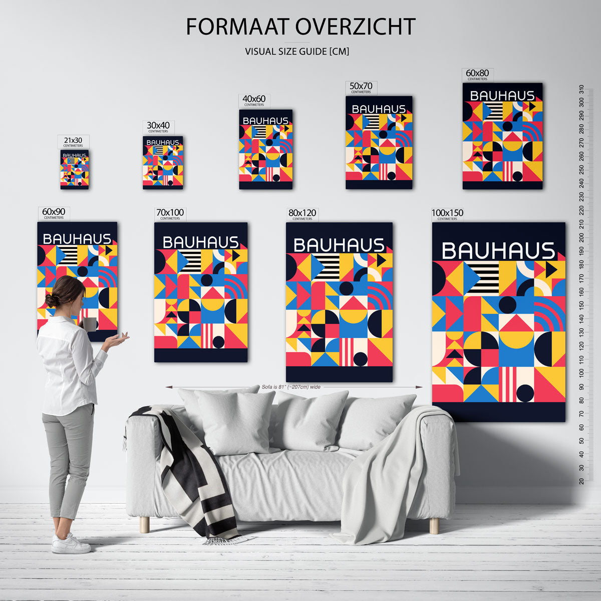 Vormen en vlakken Poster
