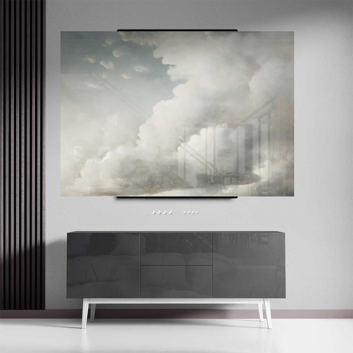 Dromerige Wolkenhemel Kunstwerk-canvas-dibond-plexiglas-wanddecoratie-WallArtistic