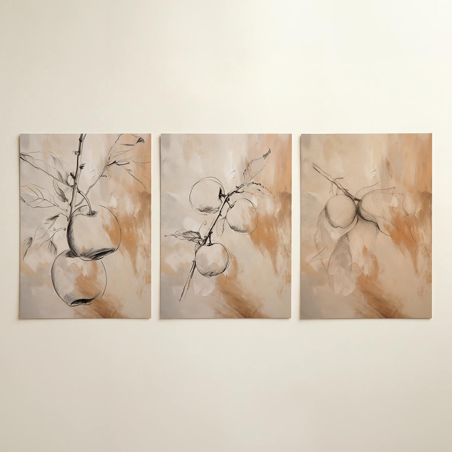 Natuurlijke lijnen Posterset