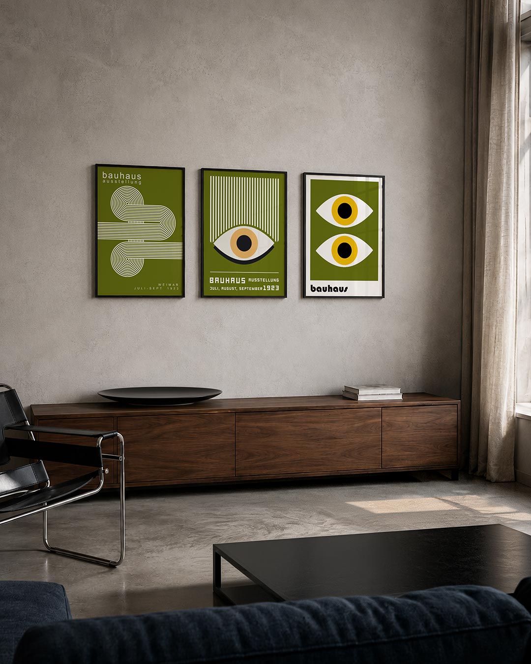 Lijnenspel en cirkel Posterset