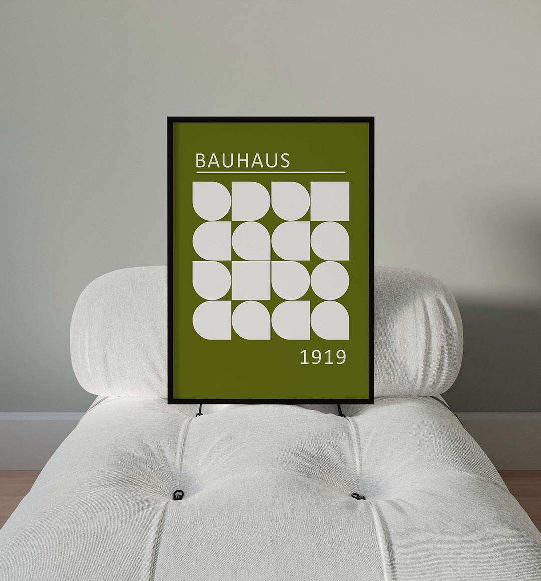 Vormritme en kleur Poster