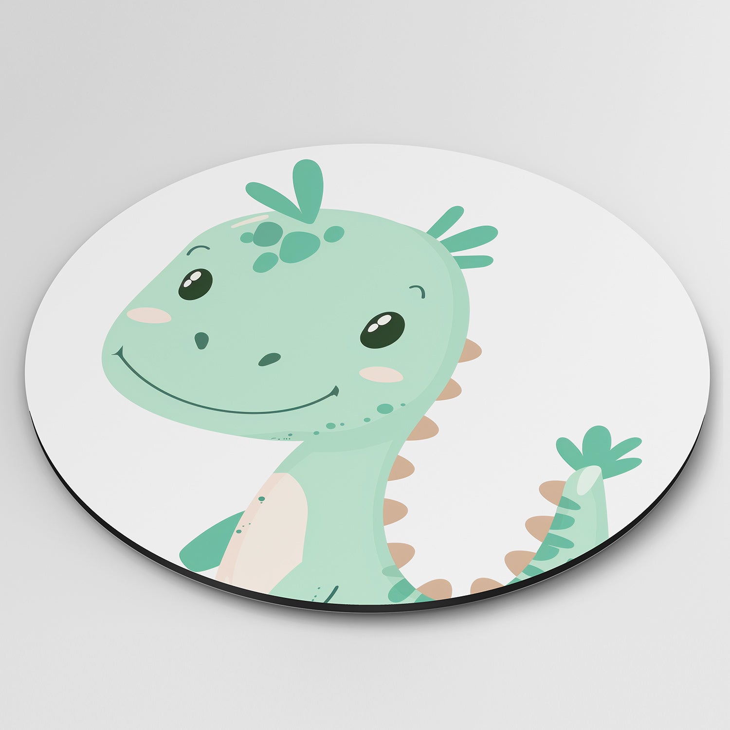 Groene dinosaurus Muurcirkel