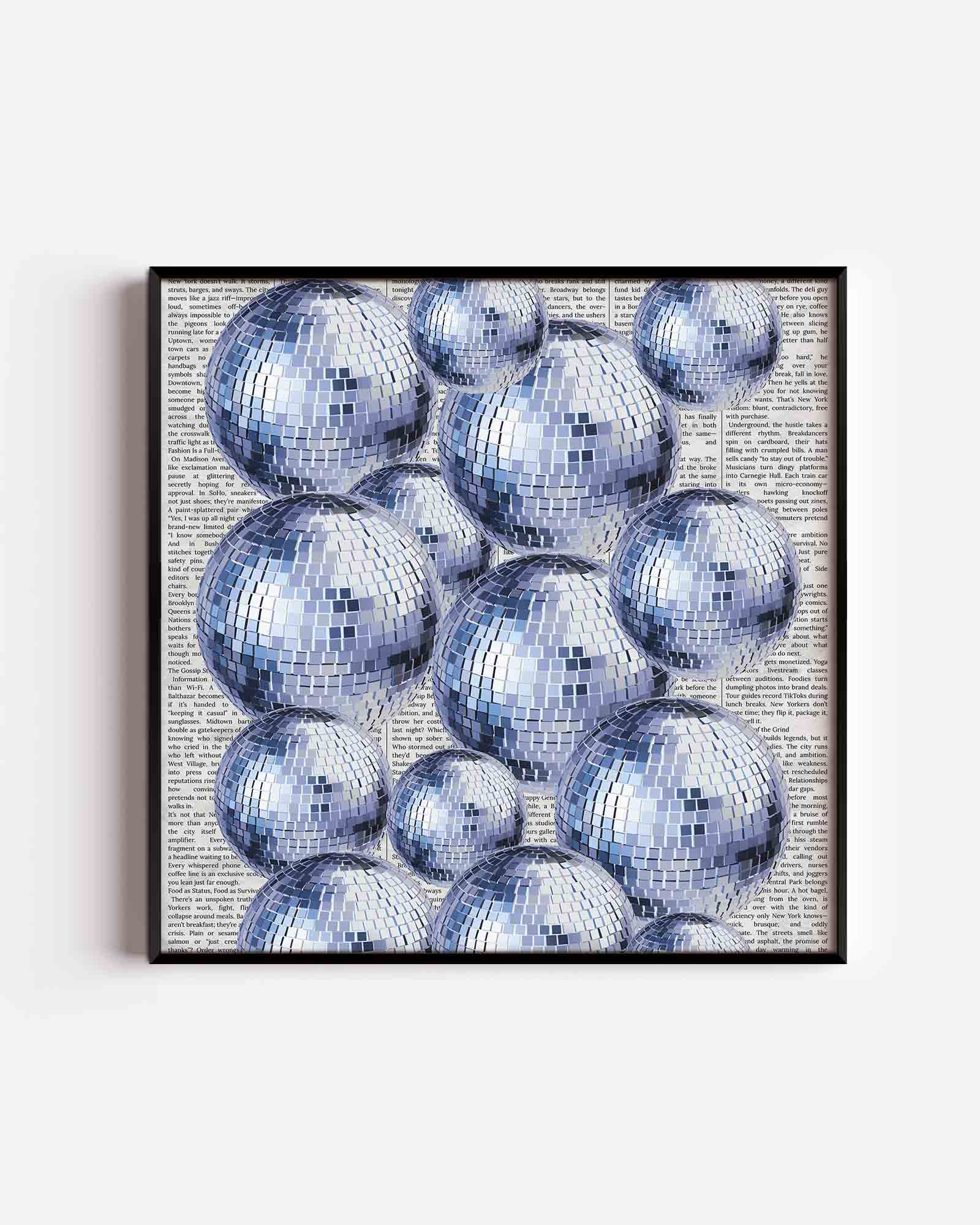 Reflecterende bollen Poster