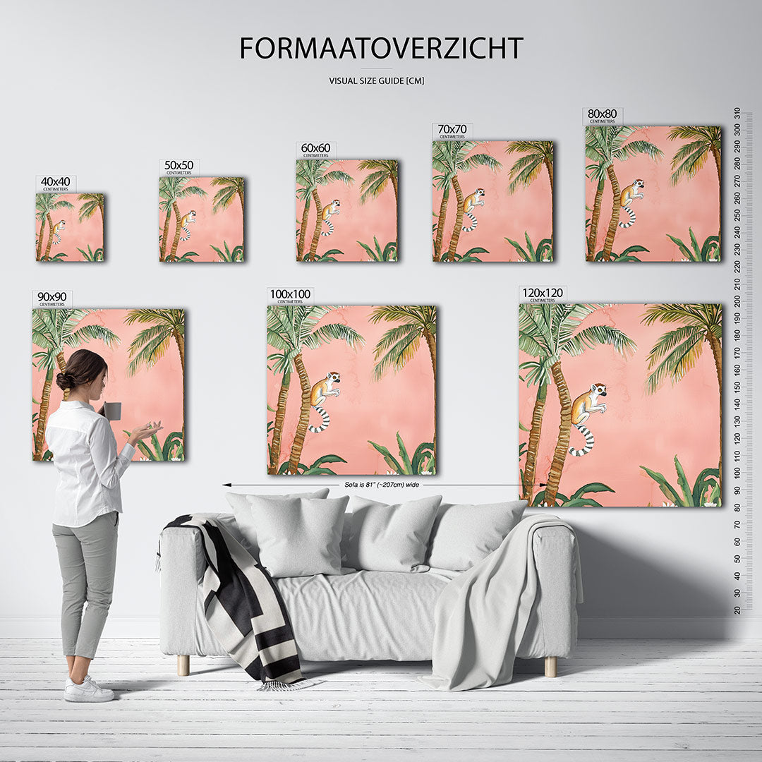 Tropische dierenwereld Kunstwerk