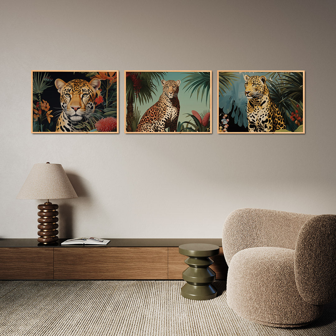 Dierlijke bloemenpracht Posterset
