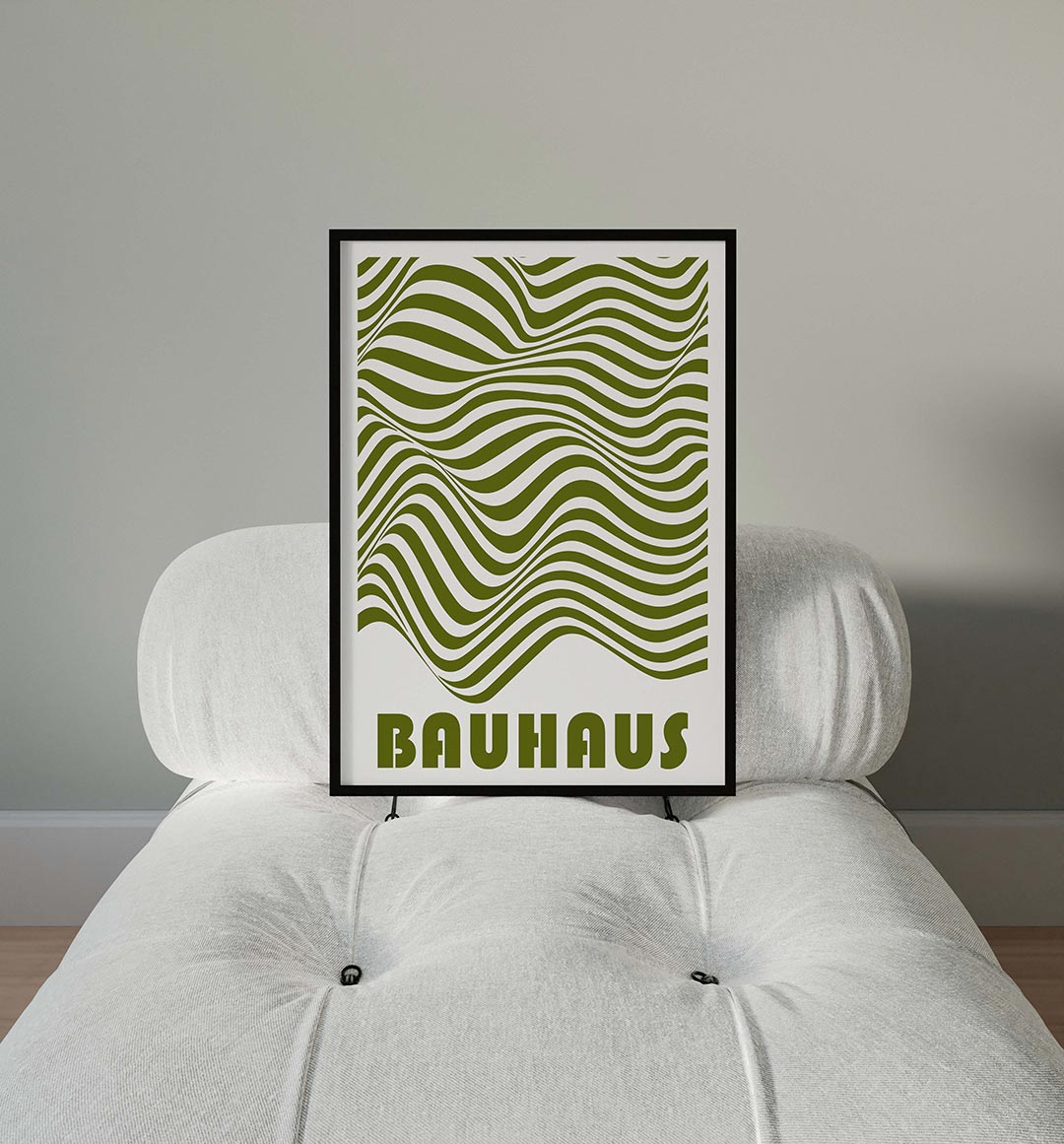 Golvend lijnenspel Poster