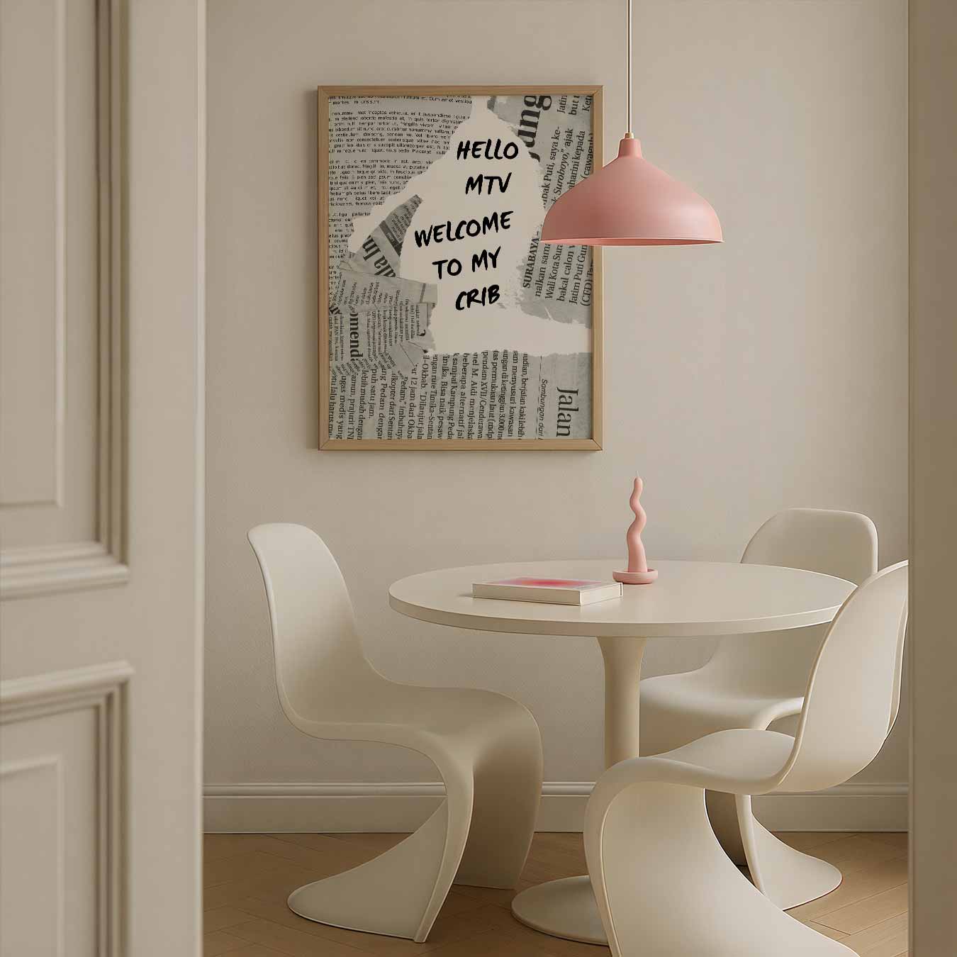 Typografie Collage Poster-WallArtistic