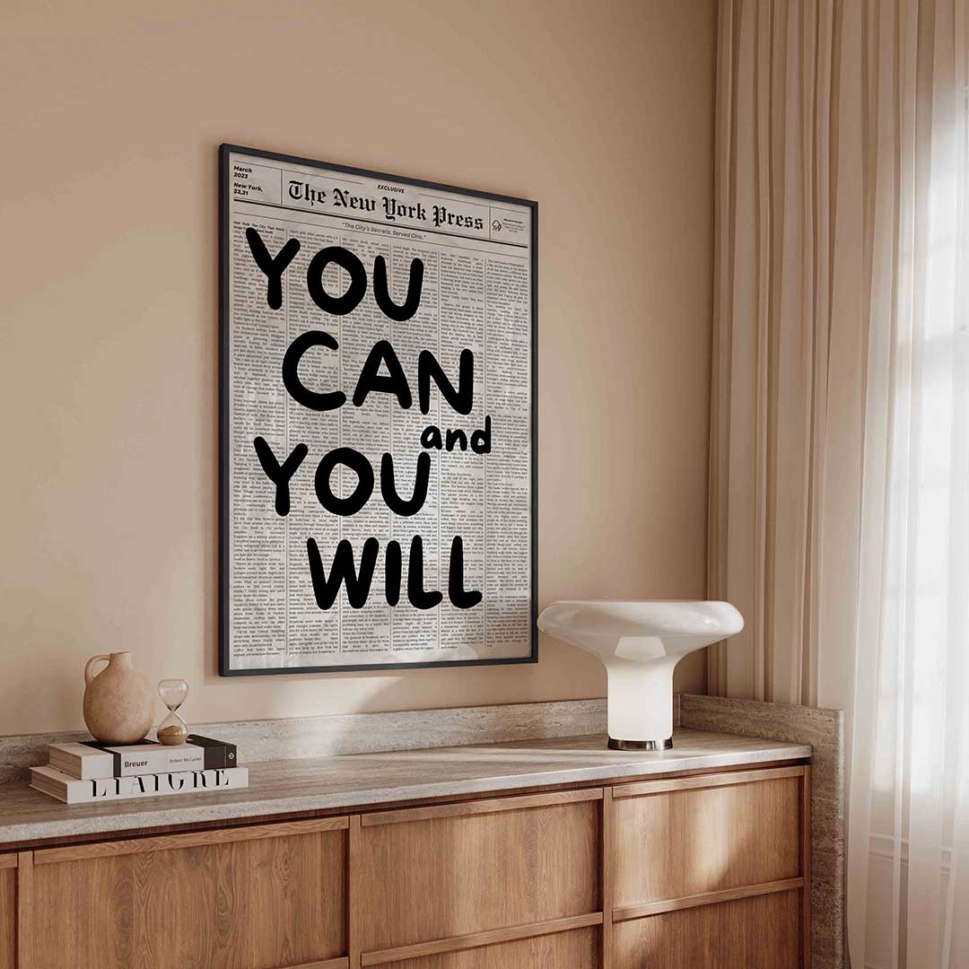 You can and you will Poster
