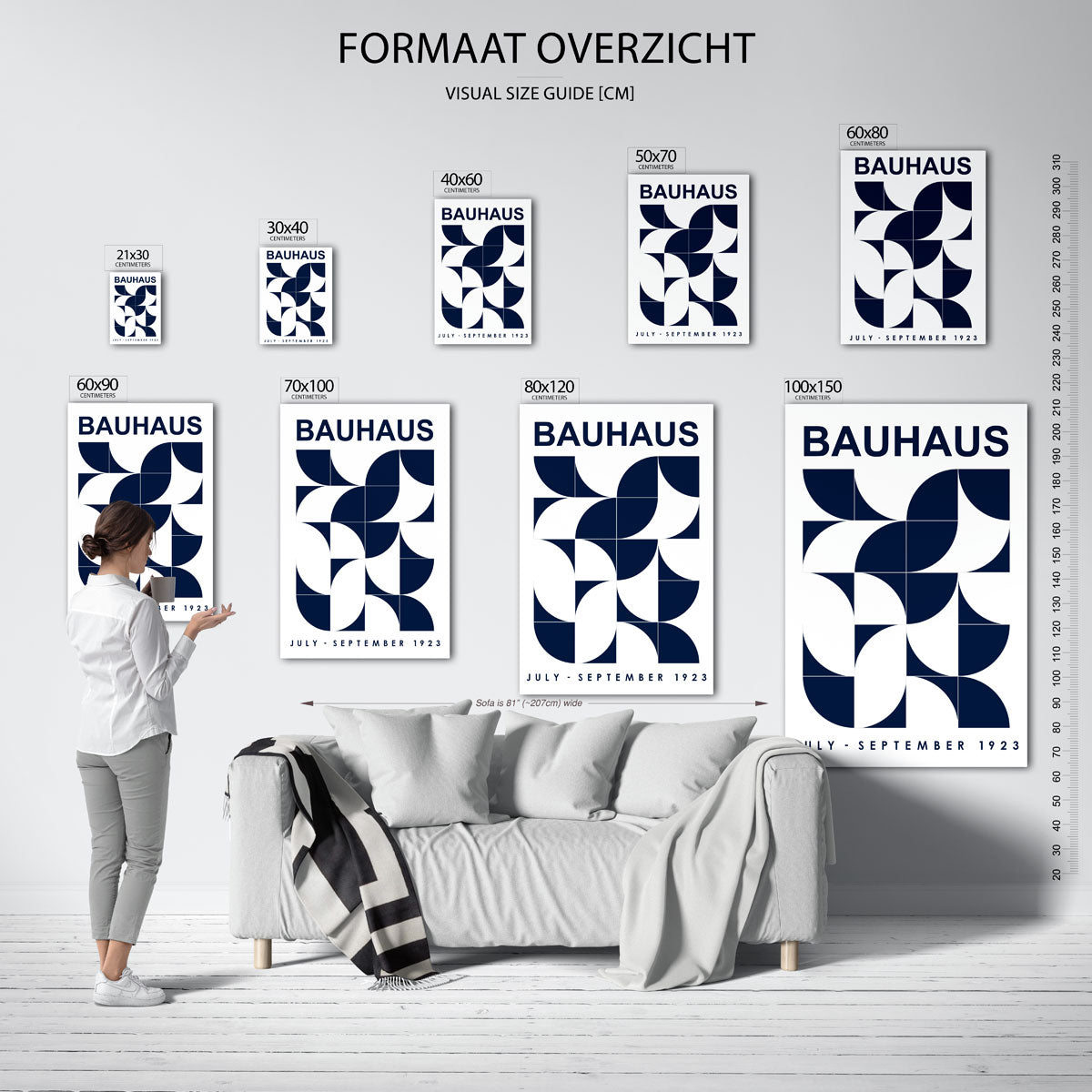 Vormen en vlakken Poster