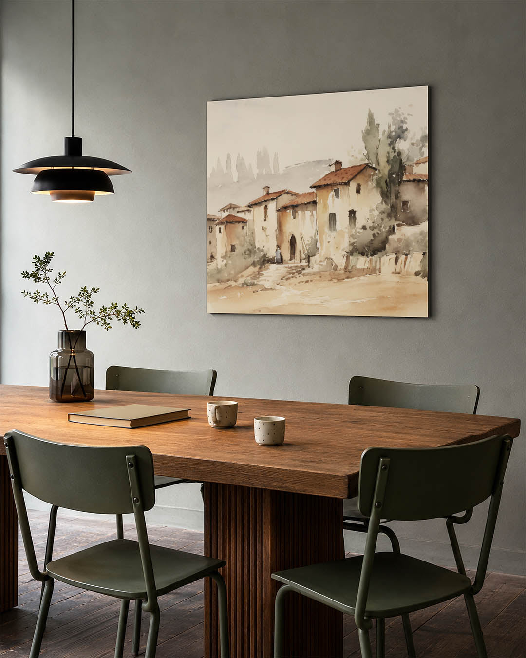 Dorpsgezichten Kunstwerk