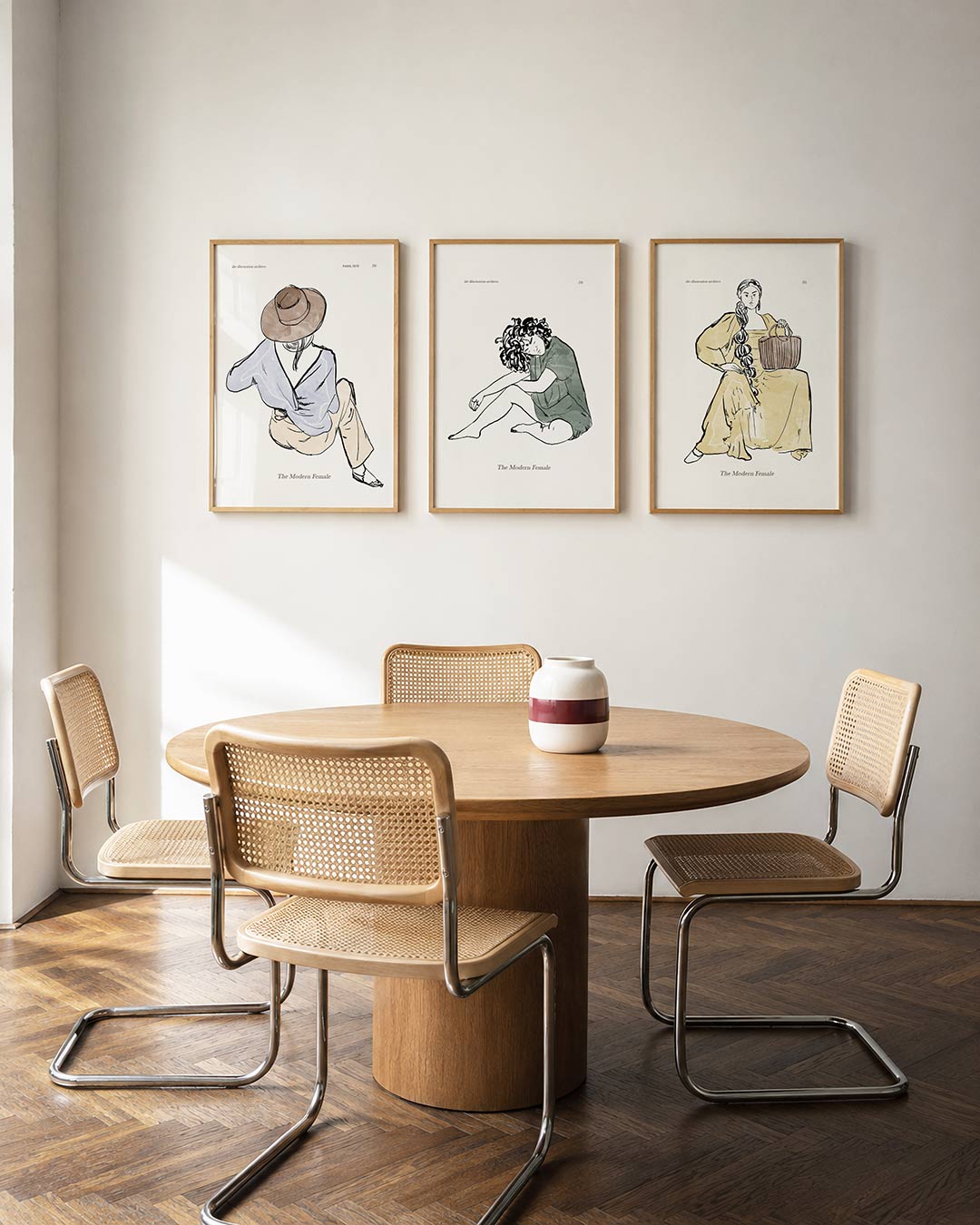 Vorm en lijnenspel Posterset