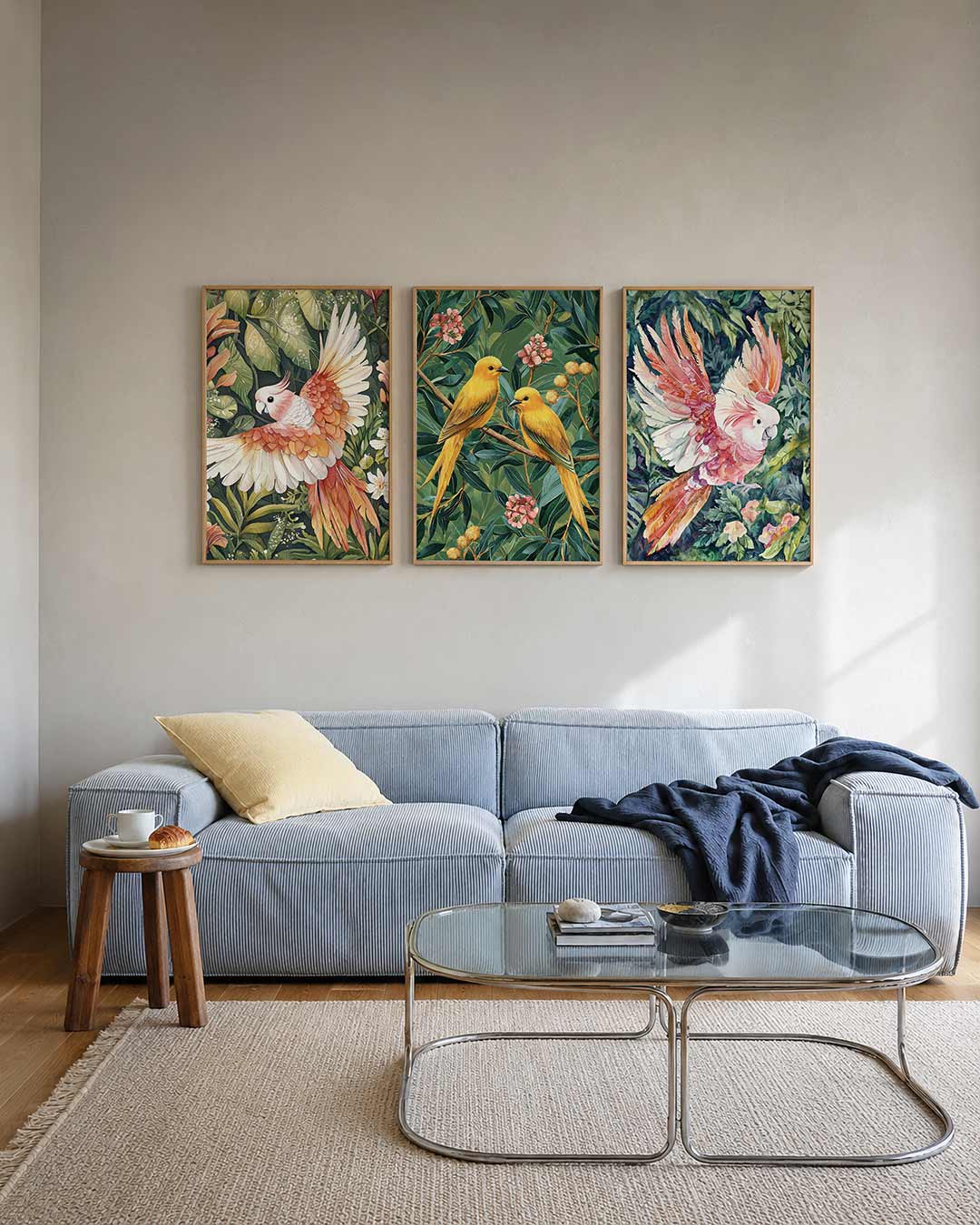 Vleugels en bladeren Posterset
