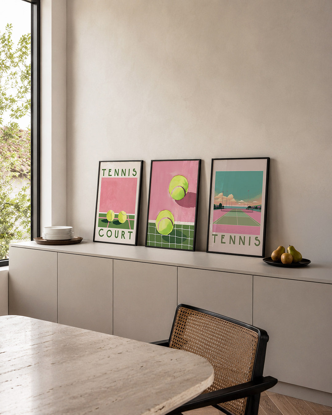 Sportieve kleuren Posterset