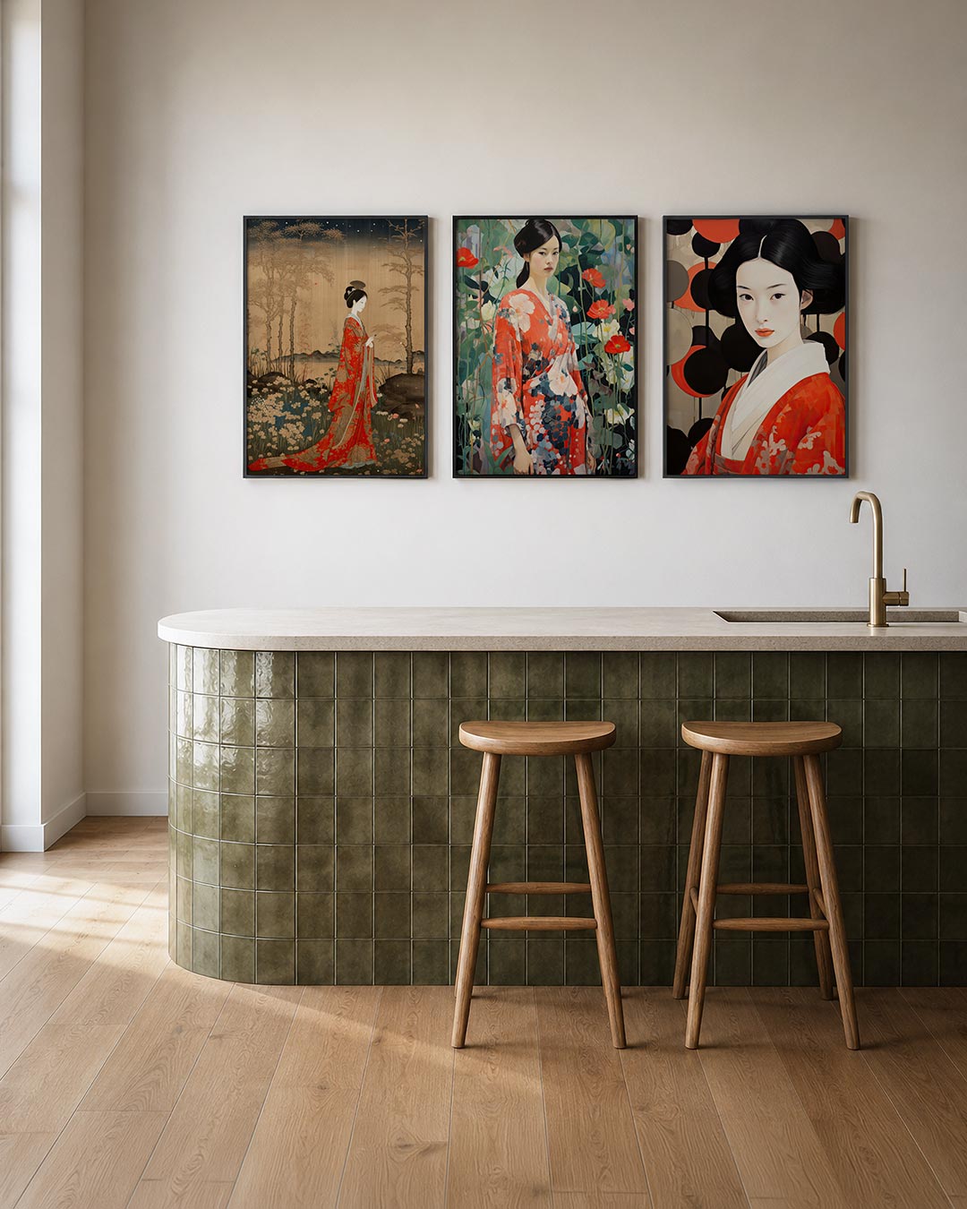 Natuurlijke elegantie Posterset