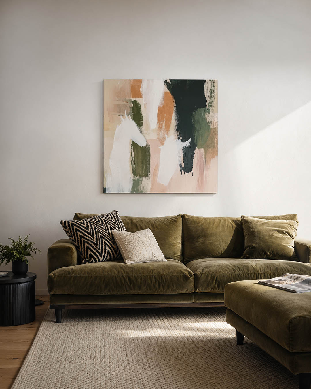 Dynamische vormen Kunstwerk
