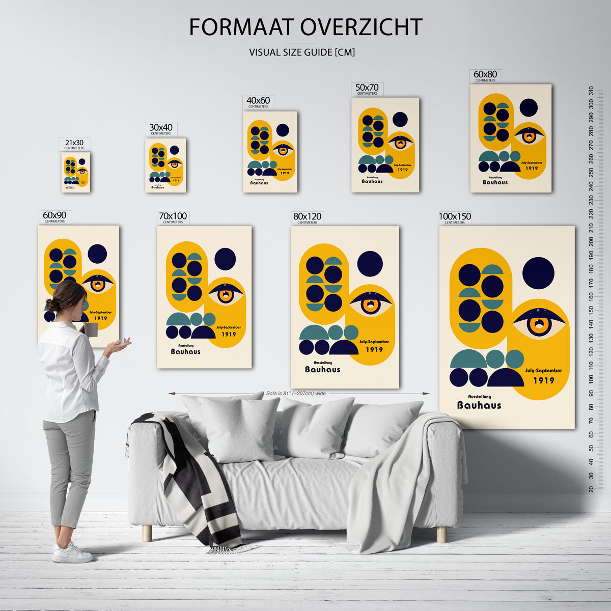 Vormen en vlakken Poster