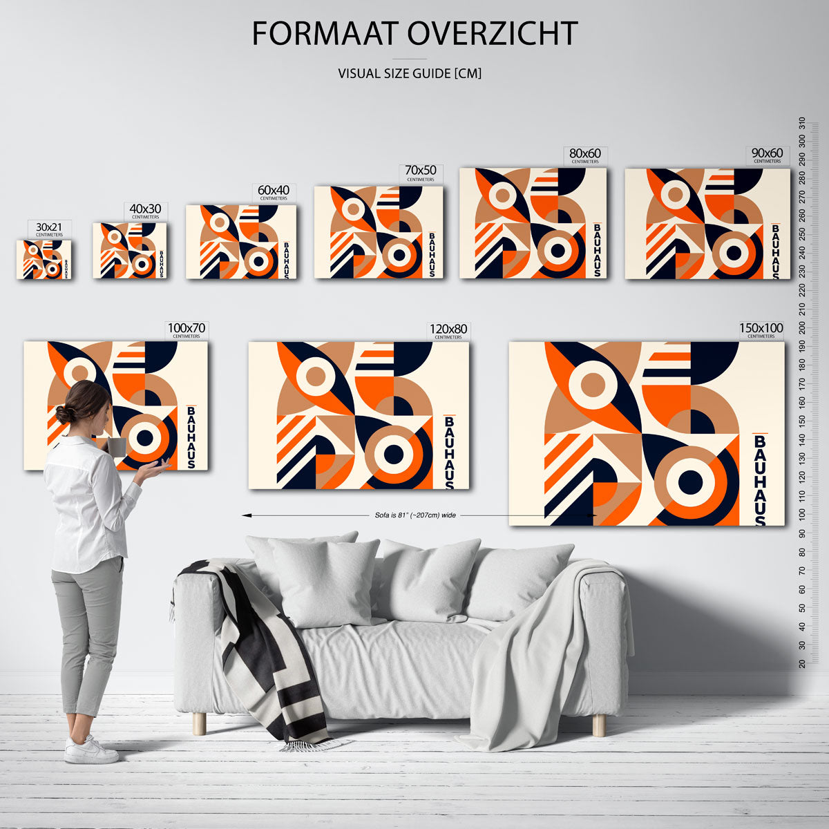 Vormen en vlakkenspel Poster