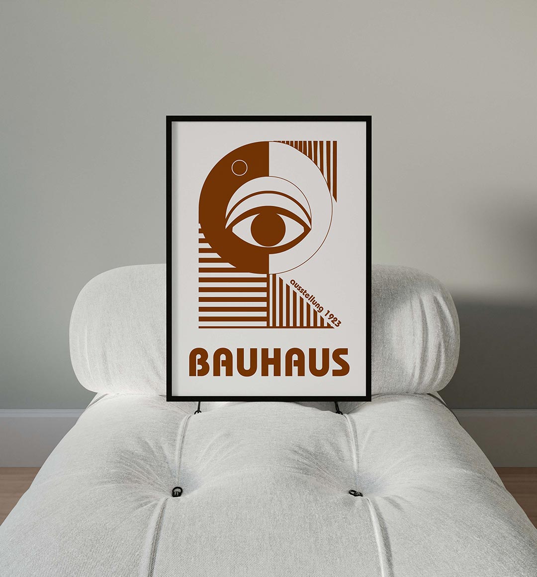 Oog en lijnen Poster