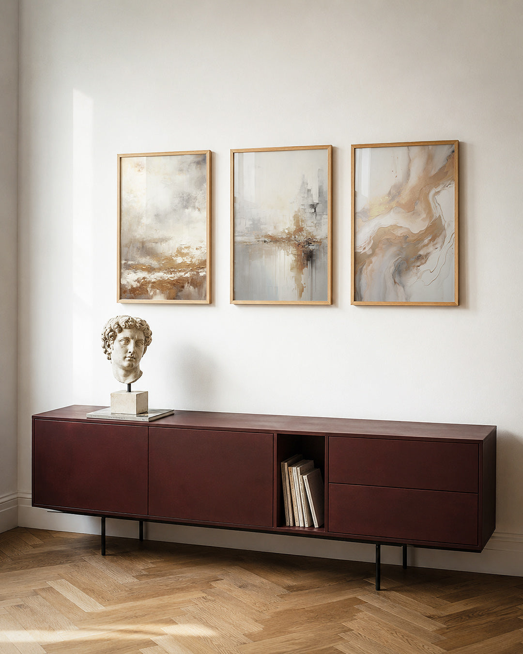 Zachte kleurvlakken Posterset
