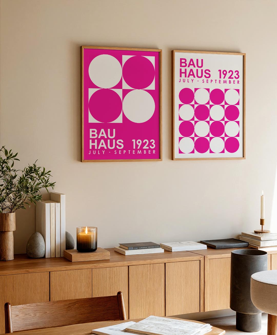 Cirkel en kleur Posterset