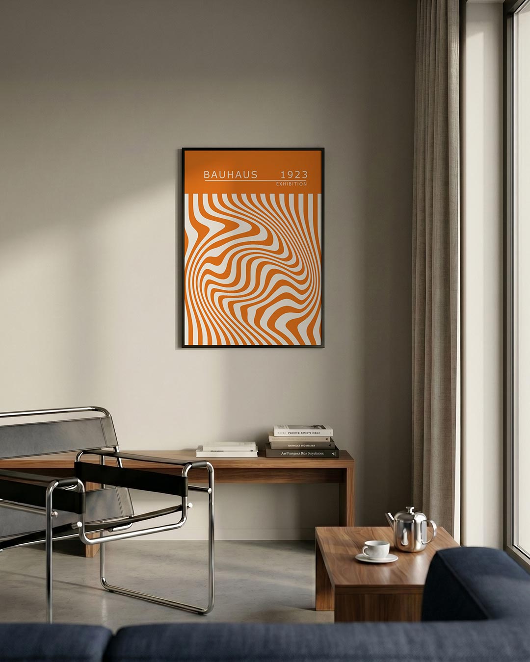 Golvend lijnenspel Poster