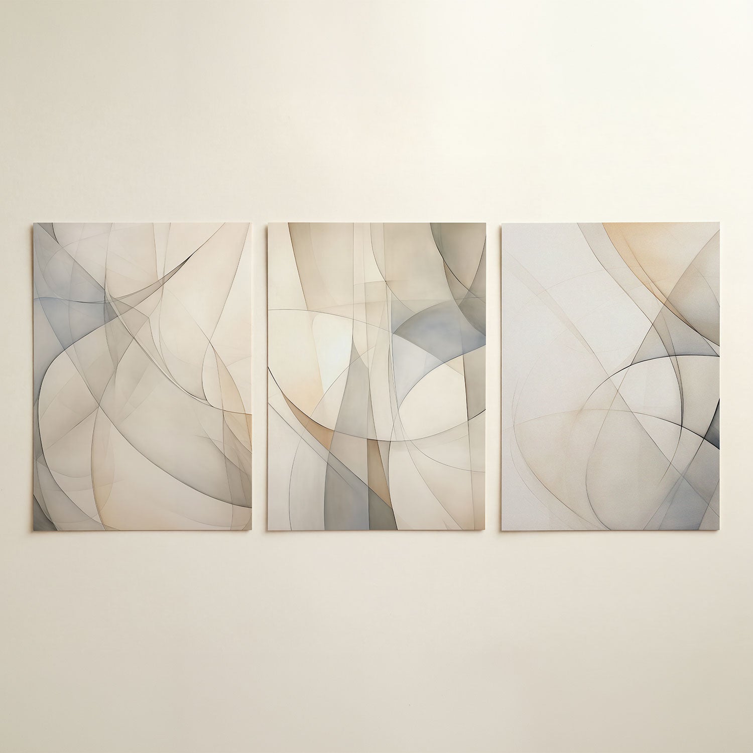 Zachte lijnendans Posterset