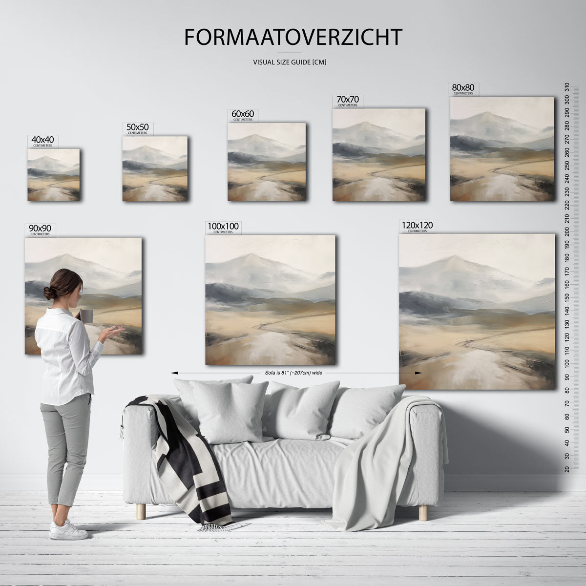 Berglandschap Poster
