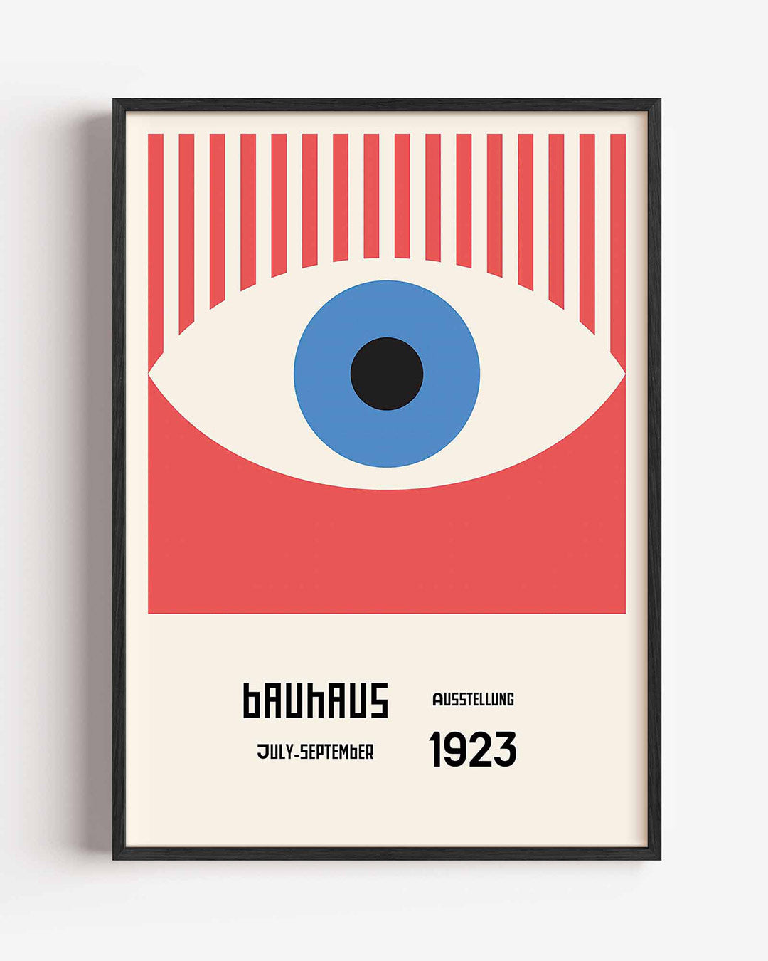 Oogvorm en lijnen Poster