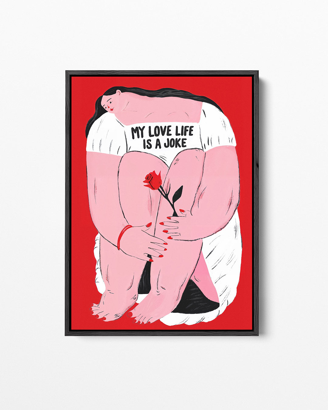 Emotionele illustratie Kunstwerk