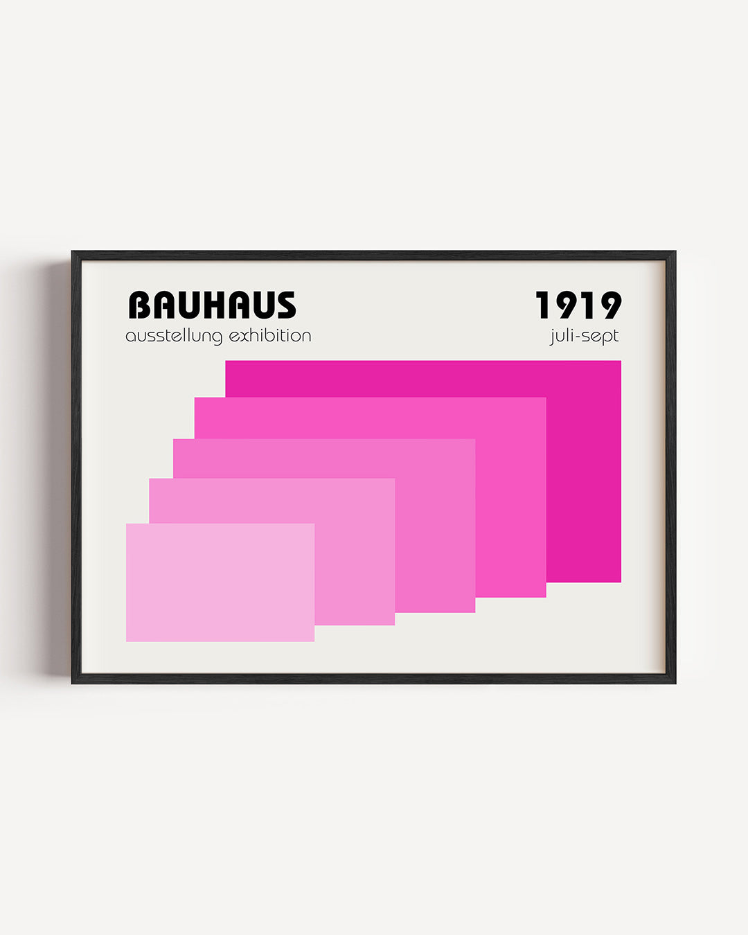Vormritme en kleur Poster