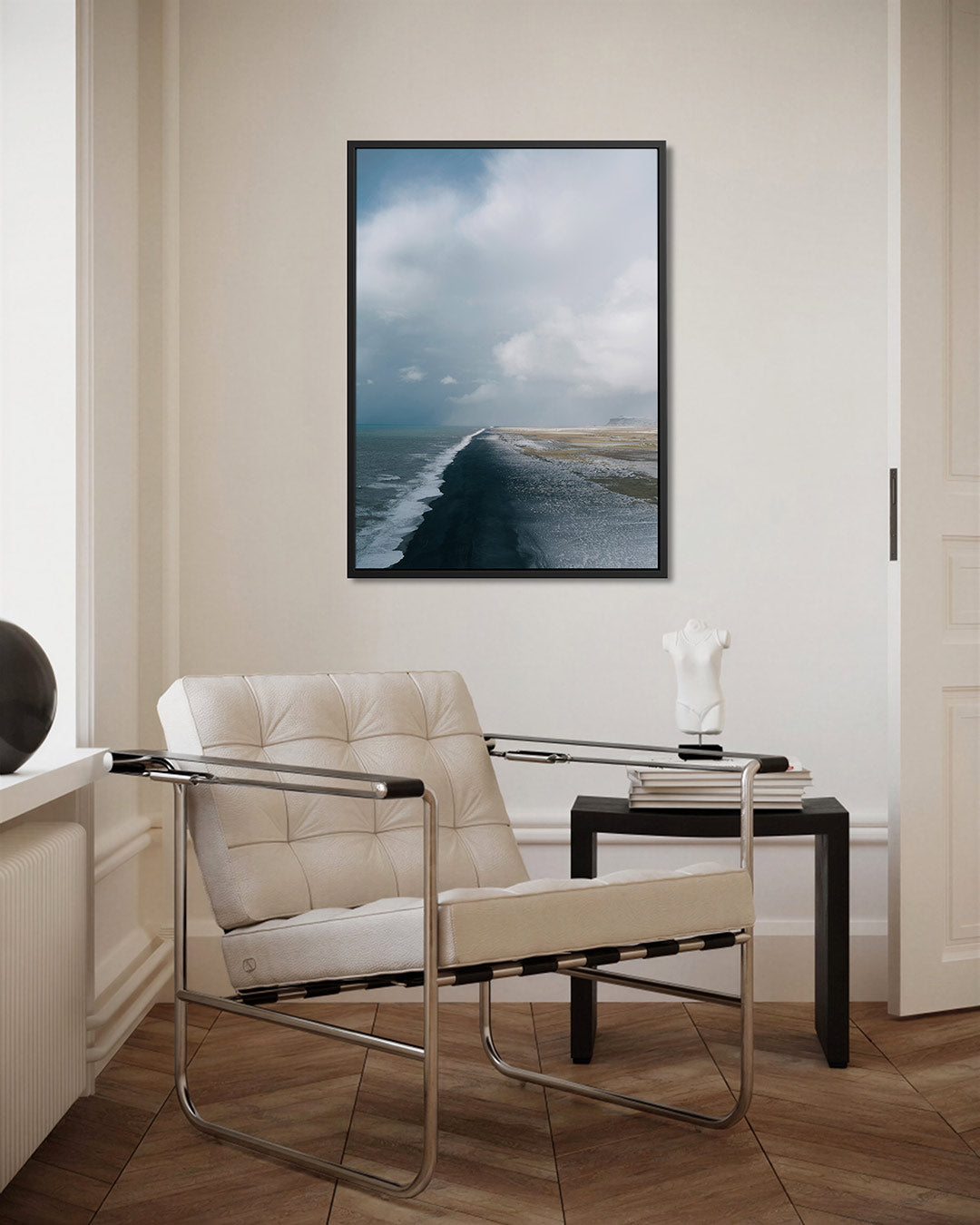 Kustlandschap met zee Kunstwerk