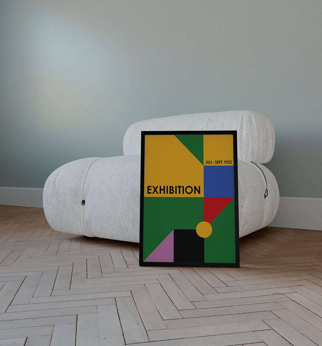 Vormen en kleurvlakken Poster
