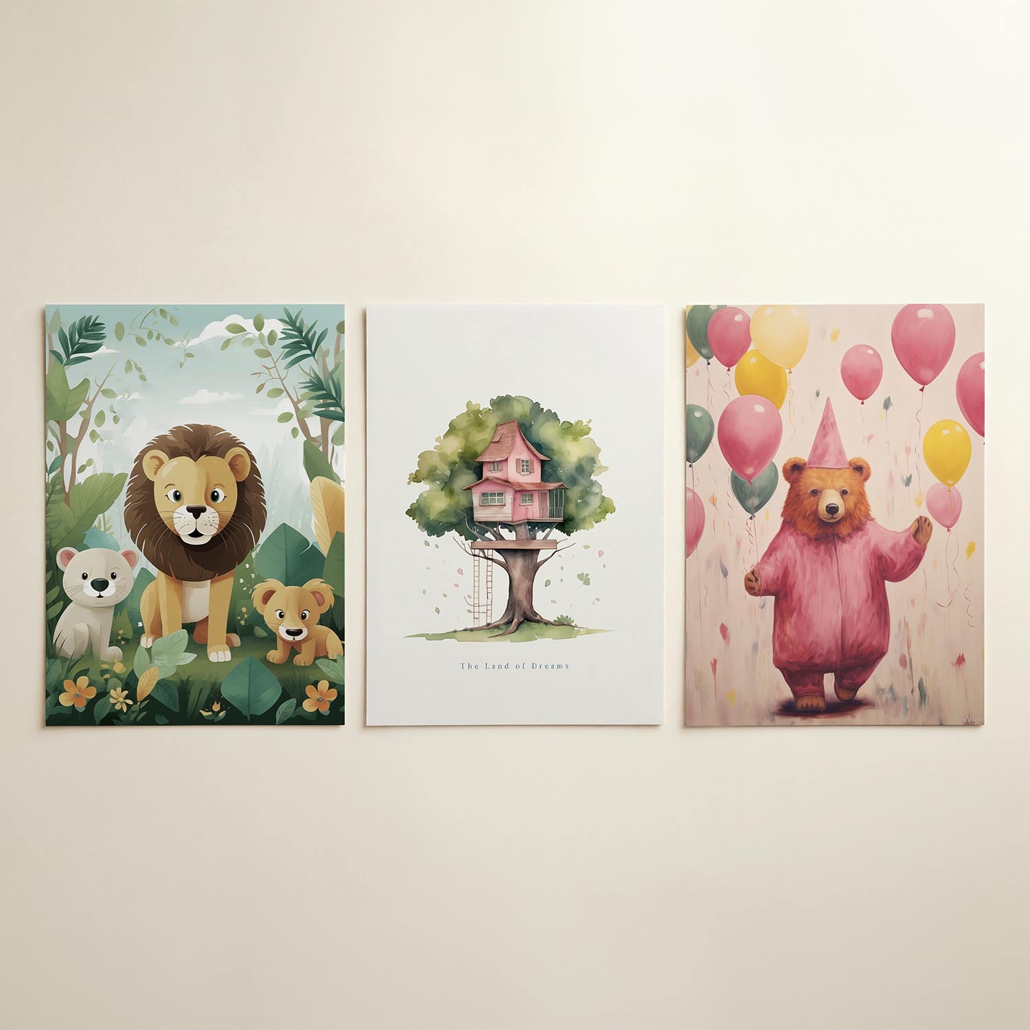 Jungle familie Posterset