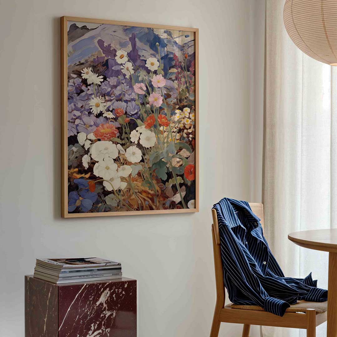 Bloemen in volle bloei Poster