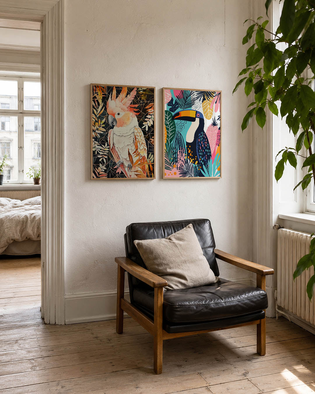 Vogels en geometrie Posterset