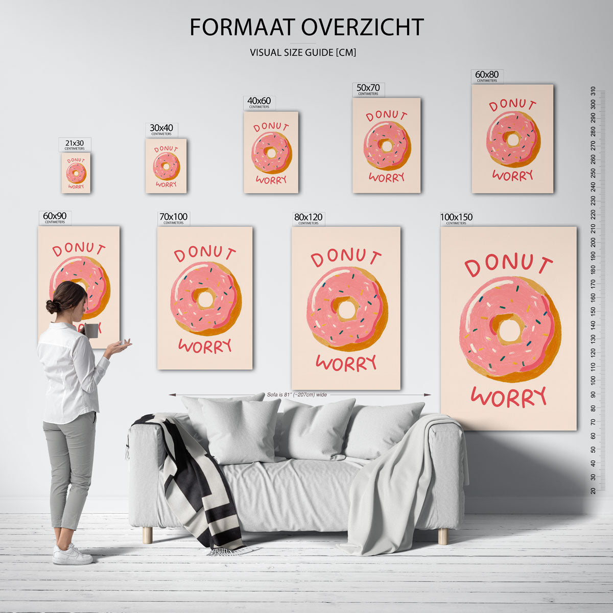 Donut worry Poster
