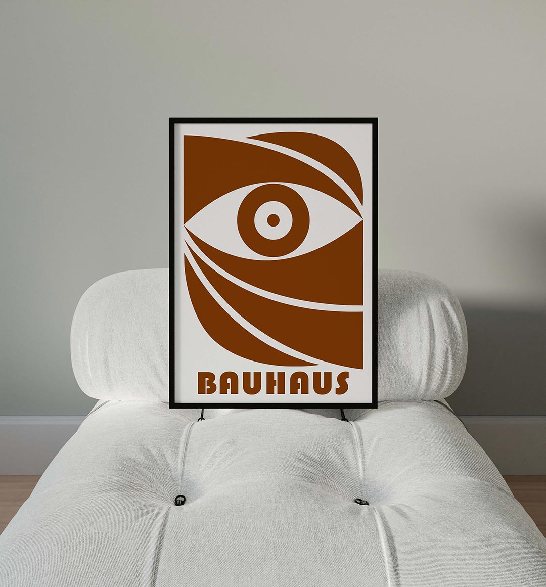 Oog en lijnen Poster