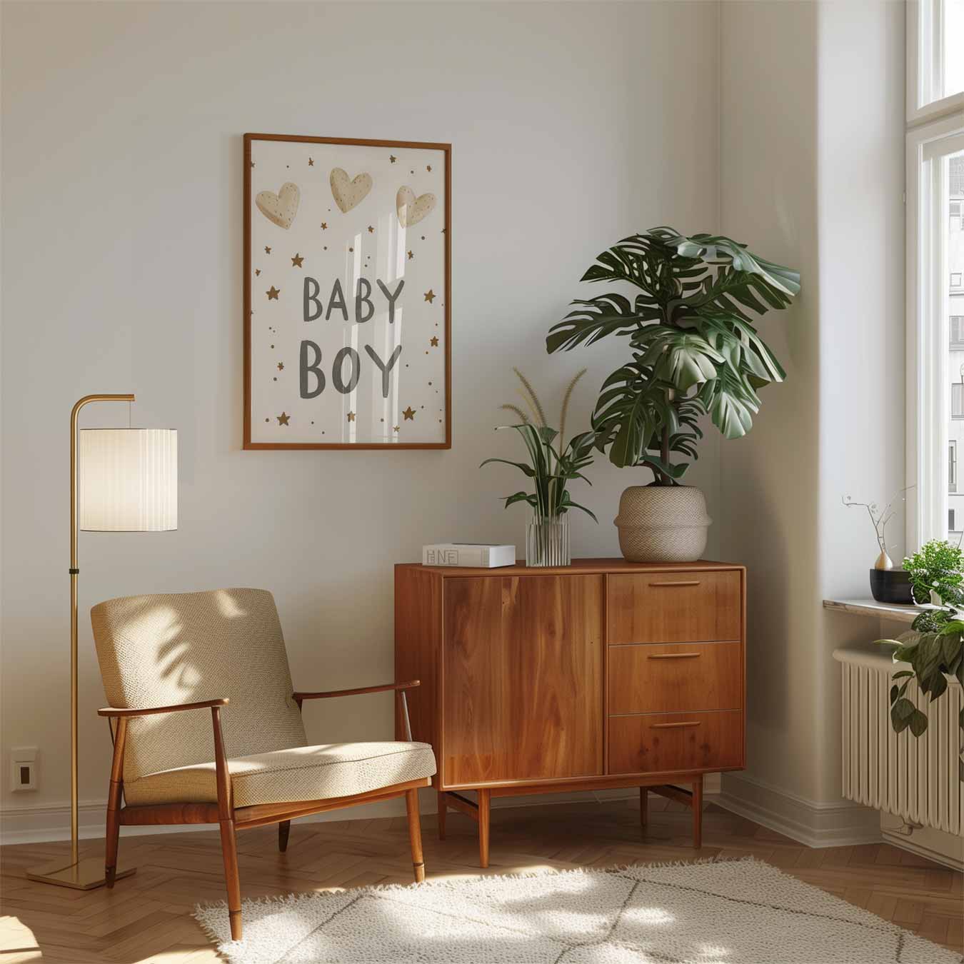 Welkom Kleine Jongen Poster-WallArtistic