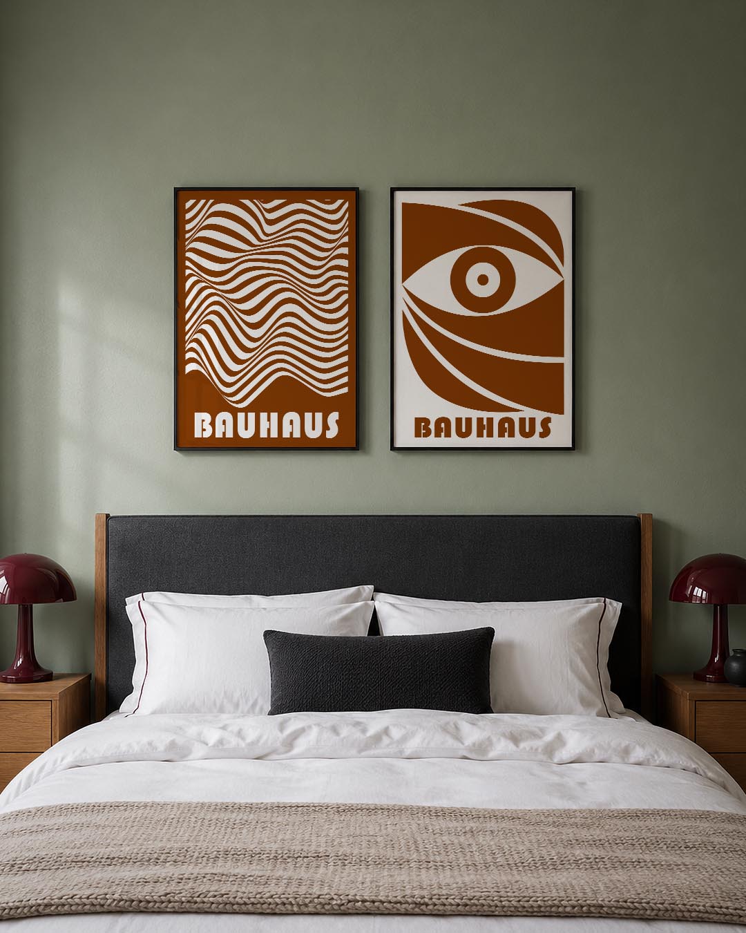 Golvend lijnenspel Posterset