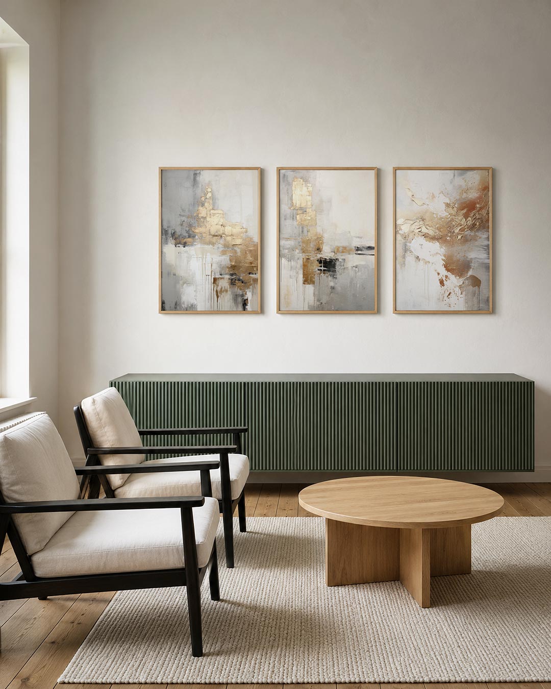 Gouden textuur Posterset